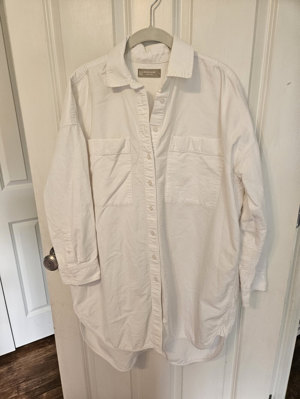 Everlane Organic Cotton Buttonnip Tunic/ Shirt Dress